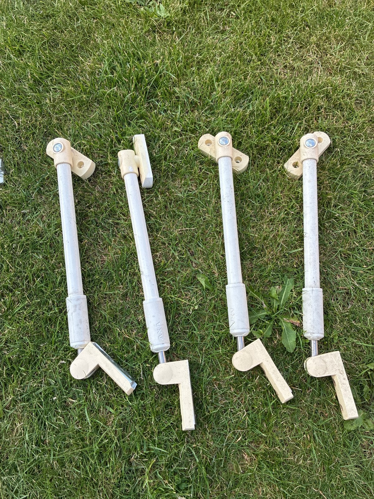 Set van 4 gebruikte raamuitzetters, Ophalen, Gebruikt, Overige materialen, Overige typen