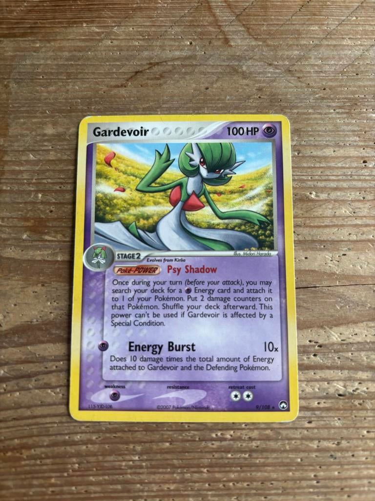 Gardevoir Pokémon ex power keepers, Ophalen of Verzenden, Gebruikt, Losse kaart, Foil