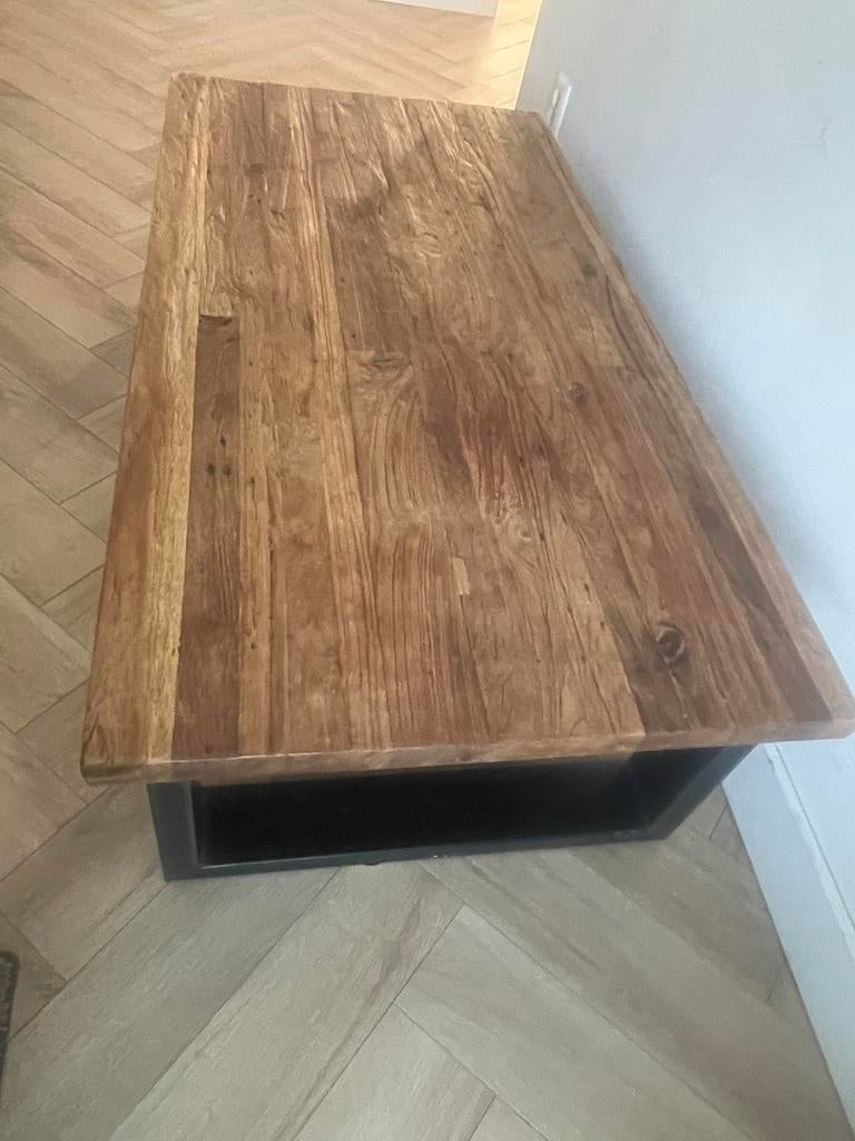 Salontafel Romaro, Huis en Inrichting, Tafels | Salontafels, Ophalen, Gebruikt, 100 tot 150 cm, Teakhout