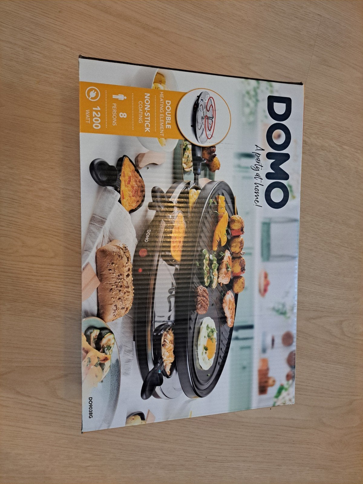 Domo Gourmette Raclette Grill DO9038G - Nieuw in doos, Ophalen, Nieuw