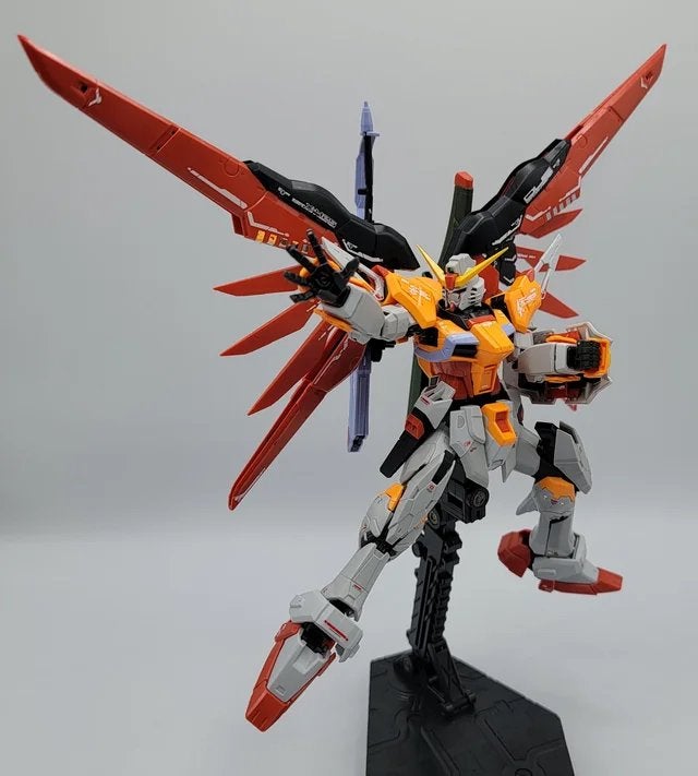 Gundam Destiny Heine westenfluss custom, Hobby en Vrije tijd, Modelbouw | Figuren en Diorama's, Ophalen of Verzenden, Nieuw, Groter dan 1:35