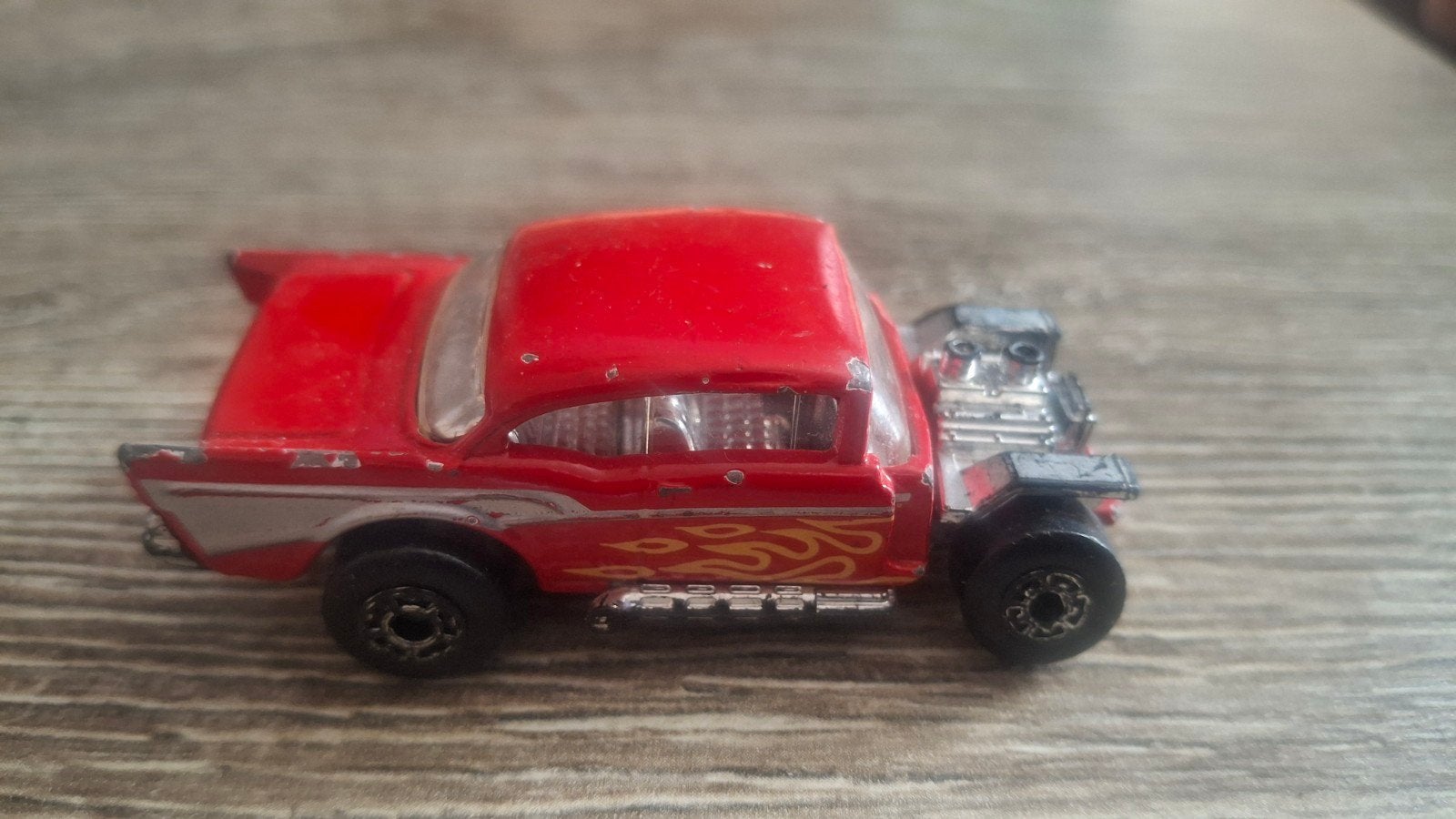1979 Vintage Matchbox '57 Chevy 1:64, Ophalen of Verzenden, Gebruikt, Auto