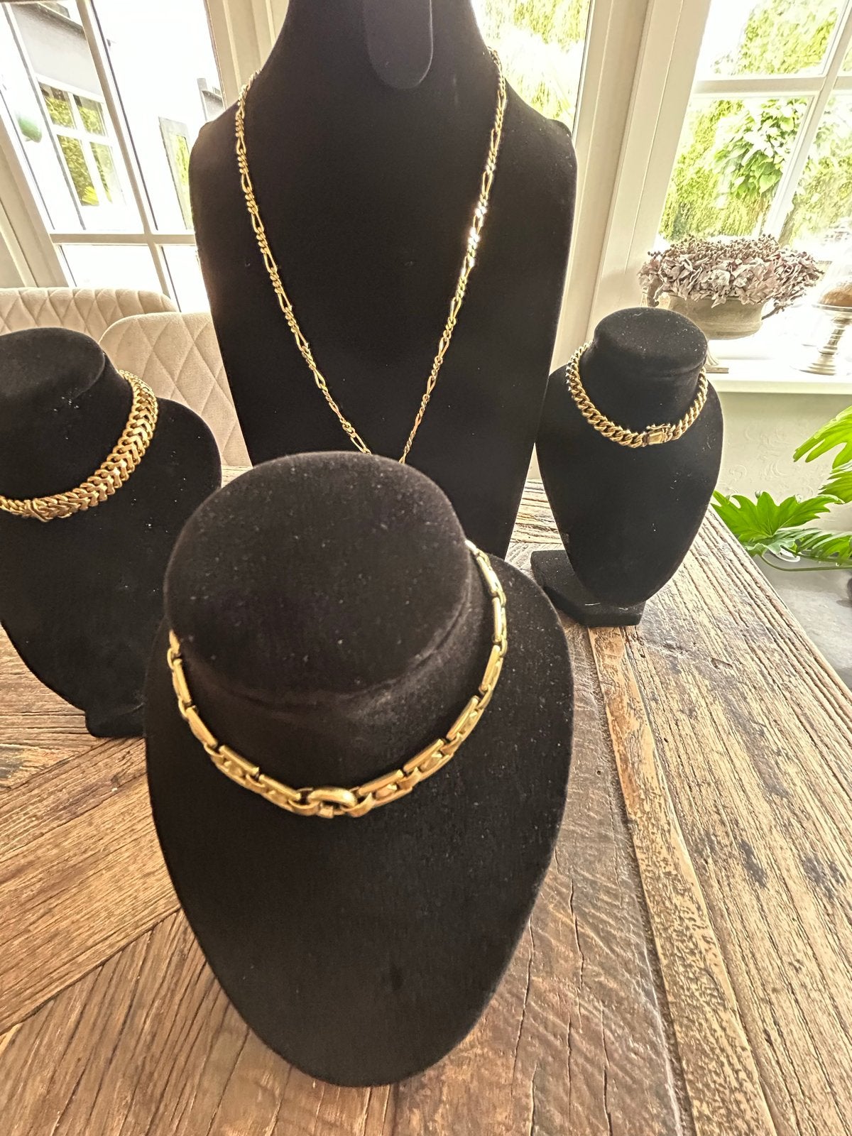 3 Armbanden met Amerikaans gerold goud, Ophalen of Verzenden, Gebruikt, Overige materialen