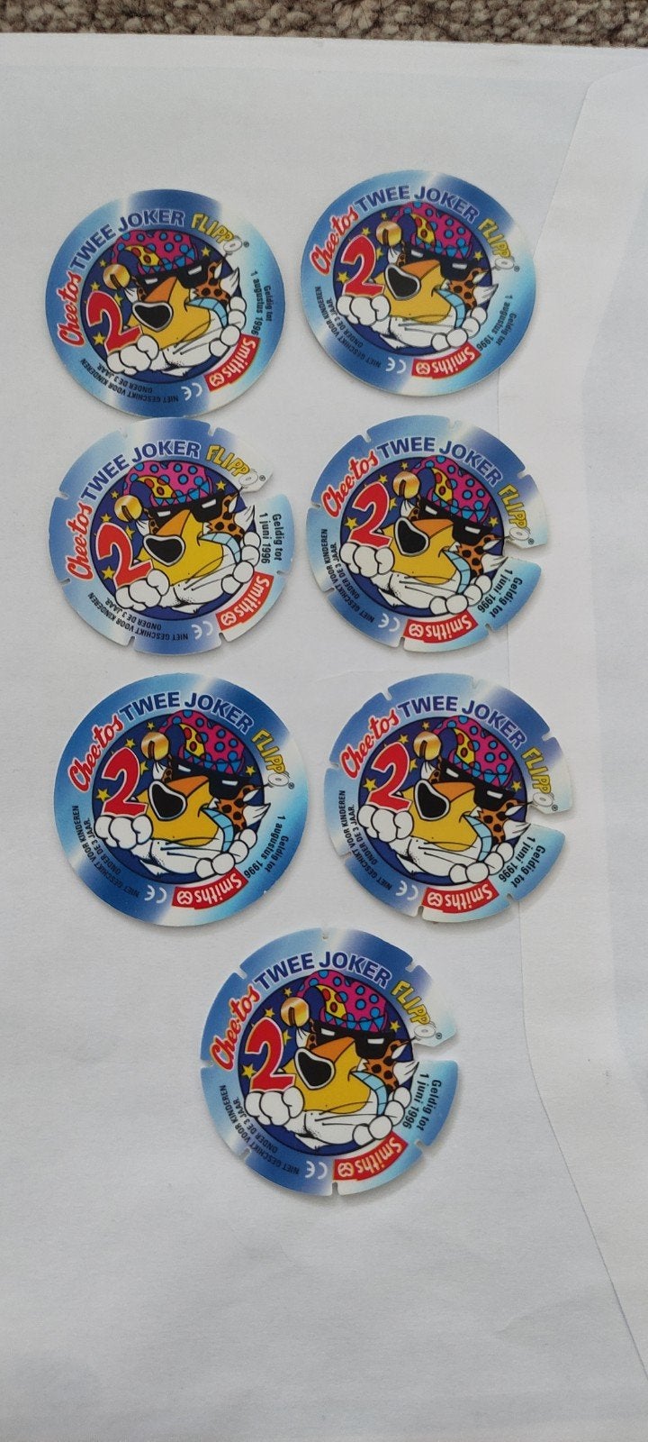 Joker Flippo 2 (7 stuks), Ophalen of Verzenden, Joker, Losse flippo's