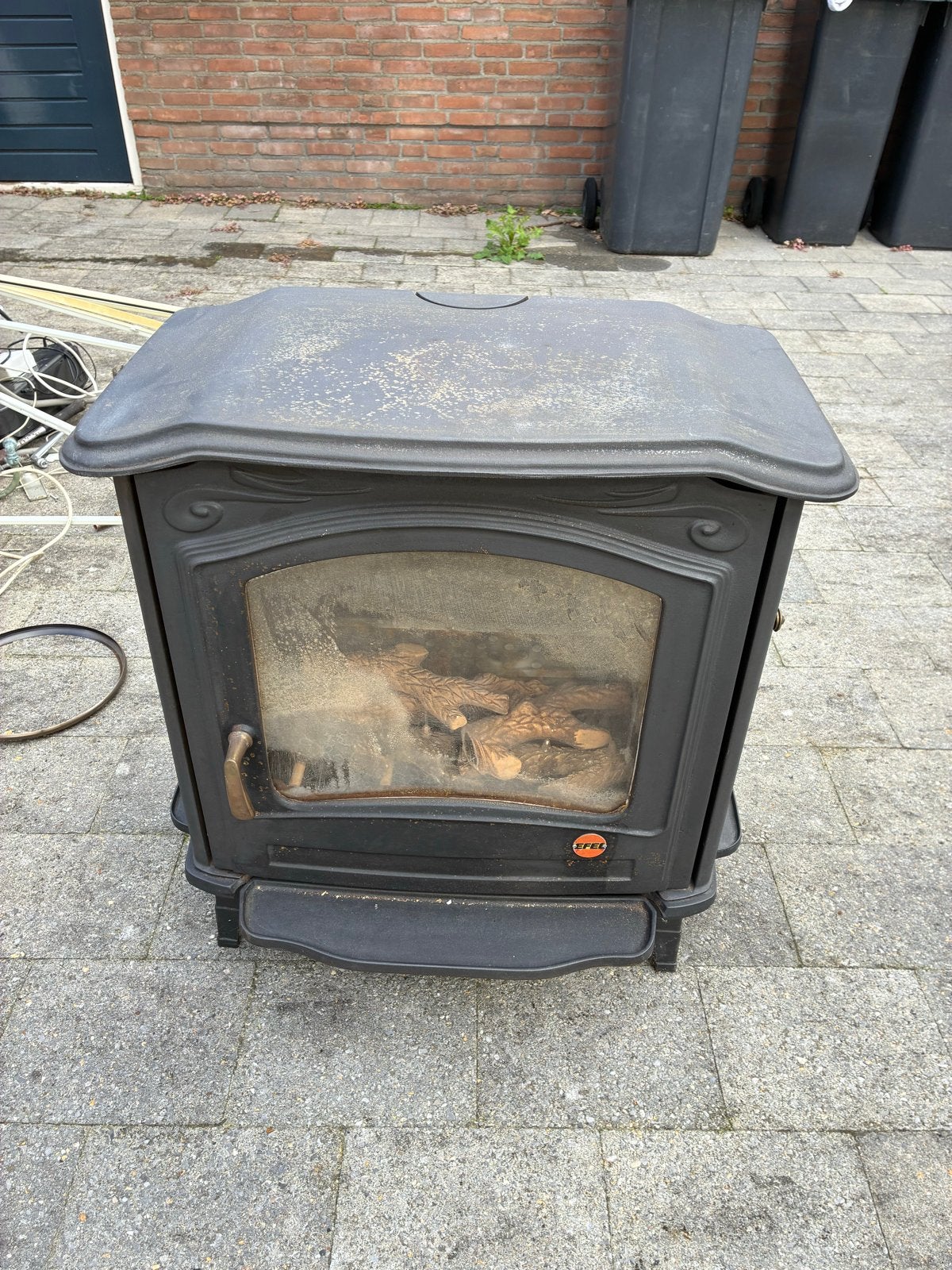 Efel Gaskachel - Vrijstaand en Gebruikt, Ophalen, Gebruikt, Gas, Vrijstaand