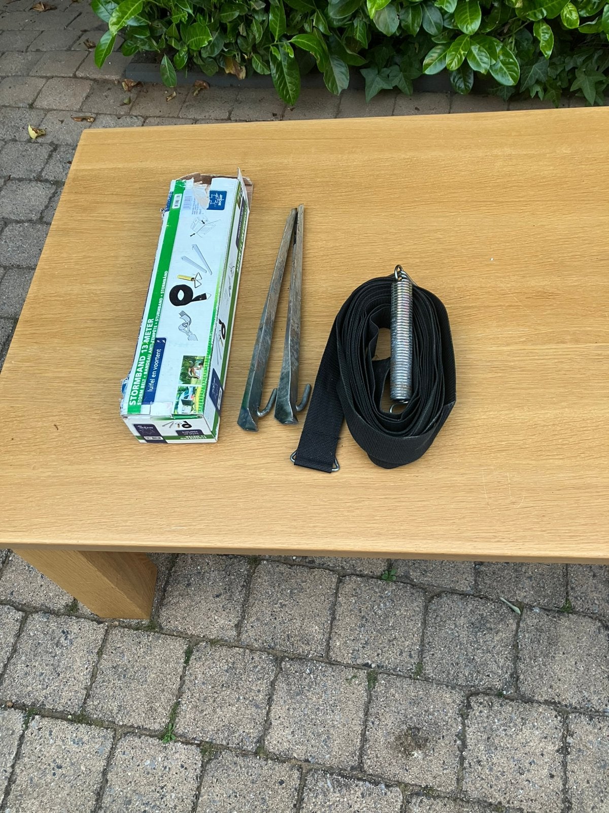 Bocamp stormbanden set voortent, Ophalen of Verzenden, Gebruikt