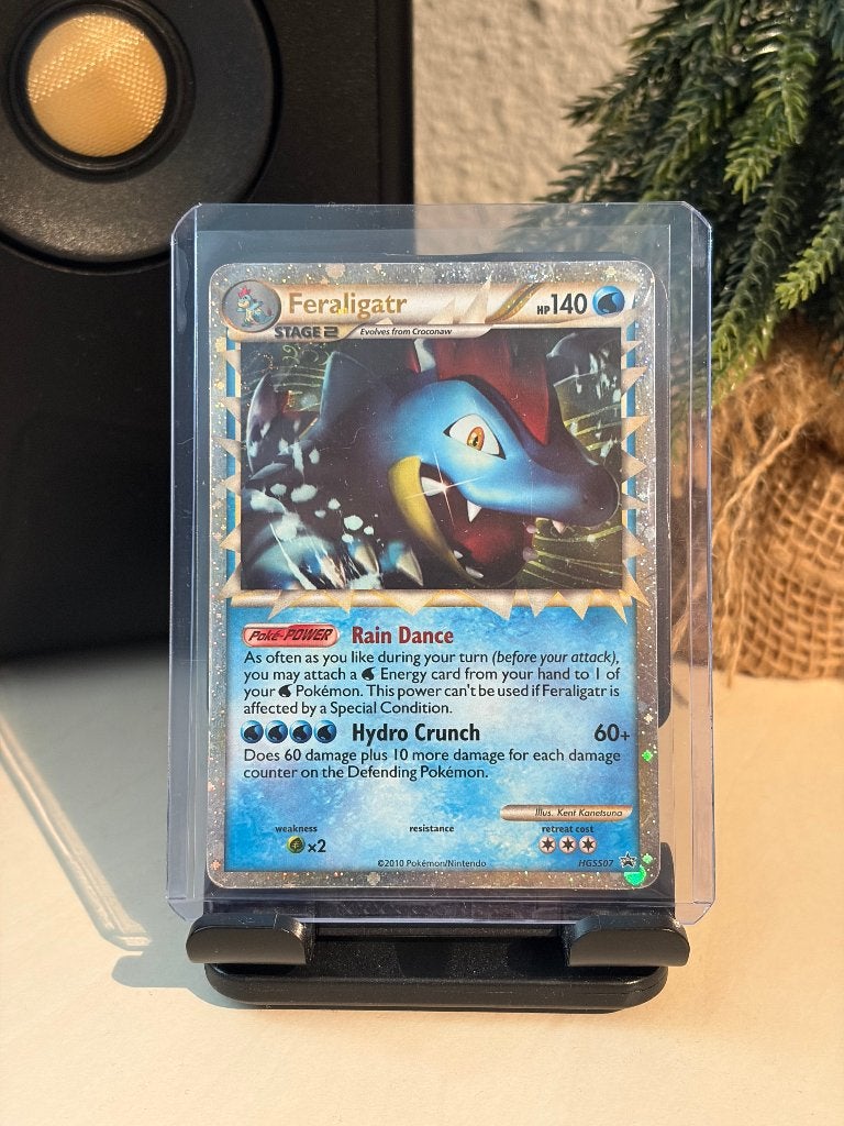 Feraligatr | Prime | HGSS07 | Black Star Promo, Ophalen of Verzenden, Gebruikt, Losse kaart, Foil