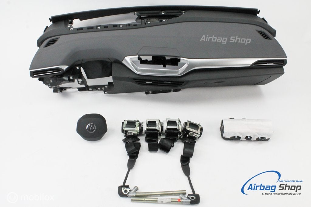 Airbag set Dashboard HUD speaker Volkswagen ID4 ID.4 2020-.., Gebruikt, Ophalen of Verzenden