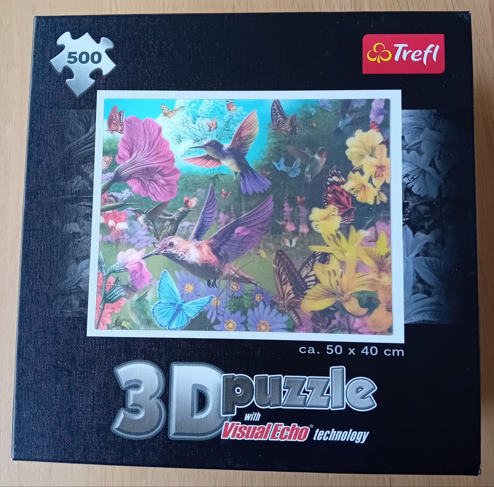 3D Puzzel Kolibries en Vlinders - 500 stukjes, Ophalen of Verzenden, 500 t/m 1500 stukjes, Zo goed als nieuw, Rubik's of 3D-puzzel