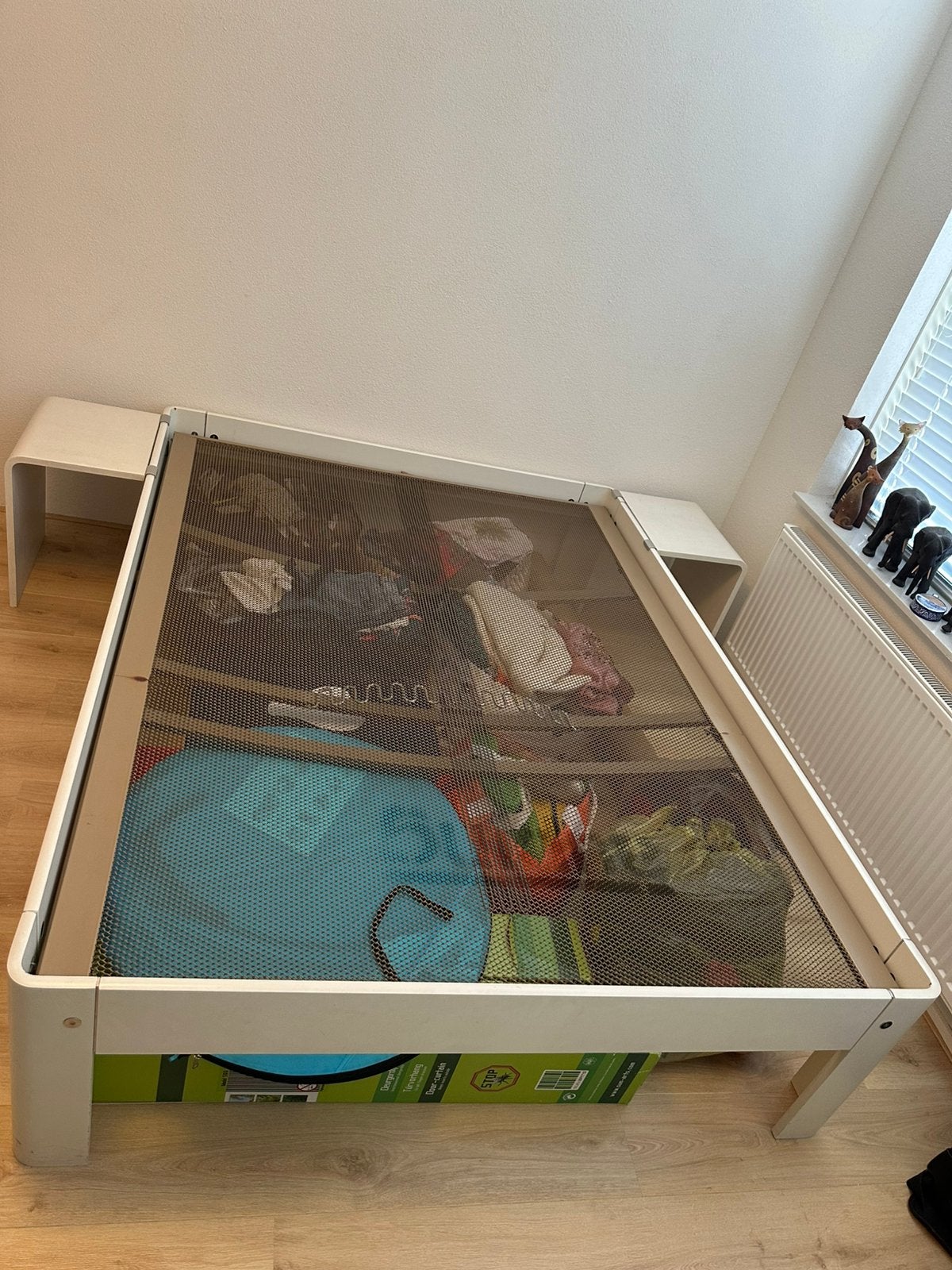 Auping Auronde bed, Ophalen, Wit, Tweepersoons, 200 cm