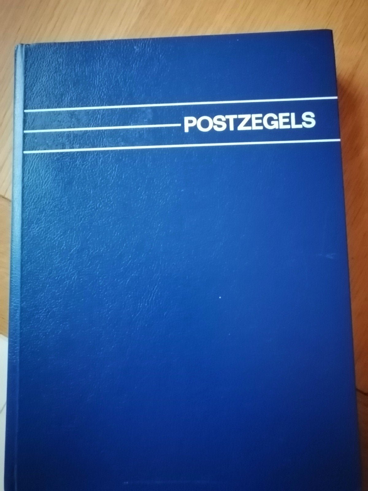 Mooi blauw stockboek, Ophalen of Verzenden, Nederland