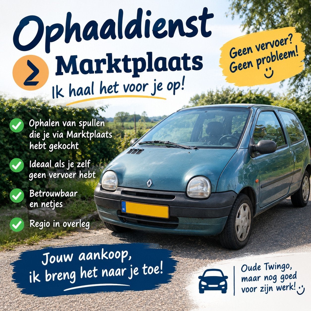 Marktplaats ophaaldienst 🚗 Bezorging Overijssel Vanaf €25, Koeriersdiensten