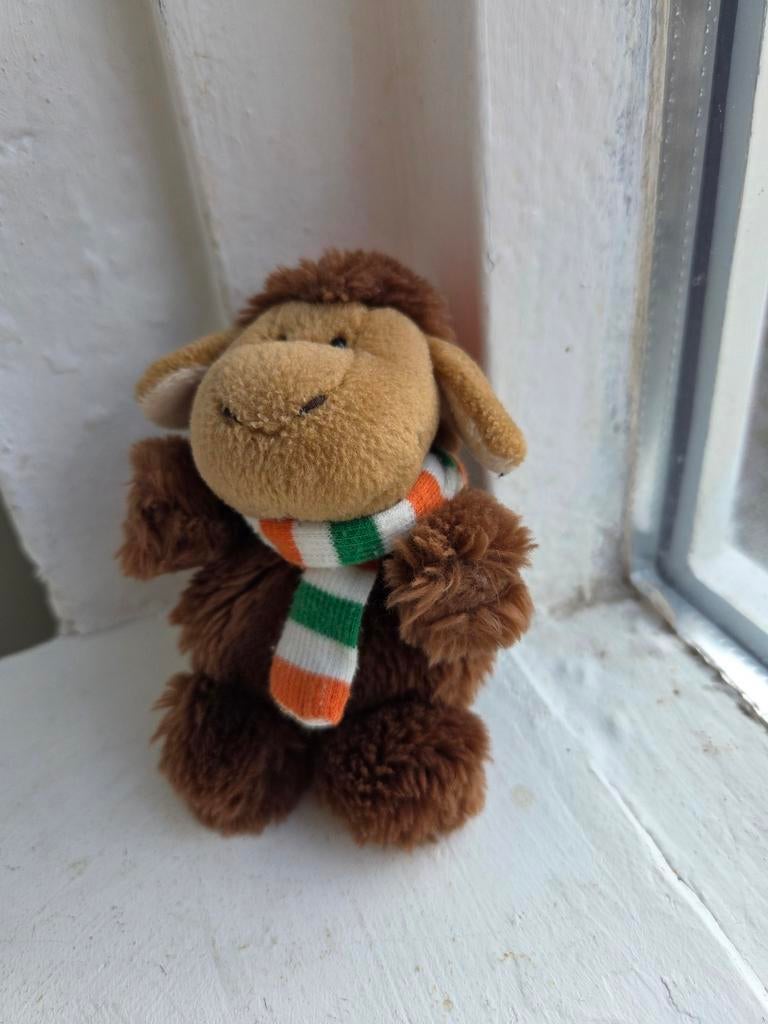 Nici knuffel schaap bruin, Ophalen of Verzenden, Zo goed als nieuw, Overige typen