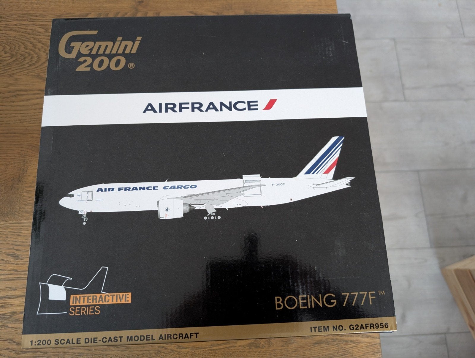 Boeing 777F Air France Cargo 1/200 Gemini200 in OVP, Verzenden, Zo goed als nieuw, Schaalmodel