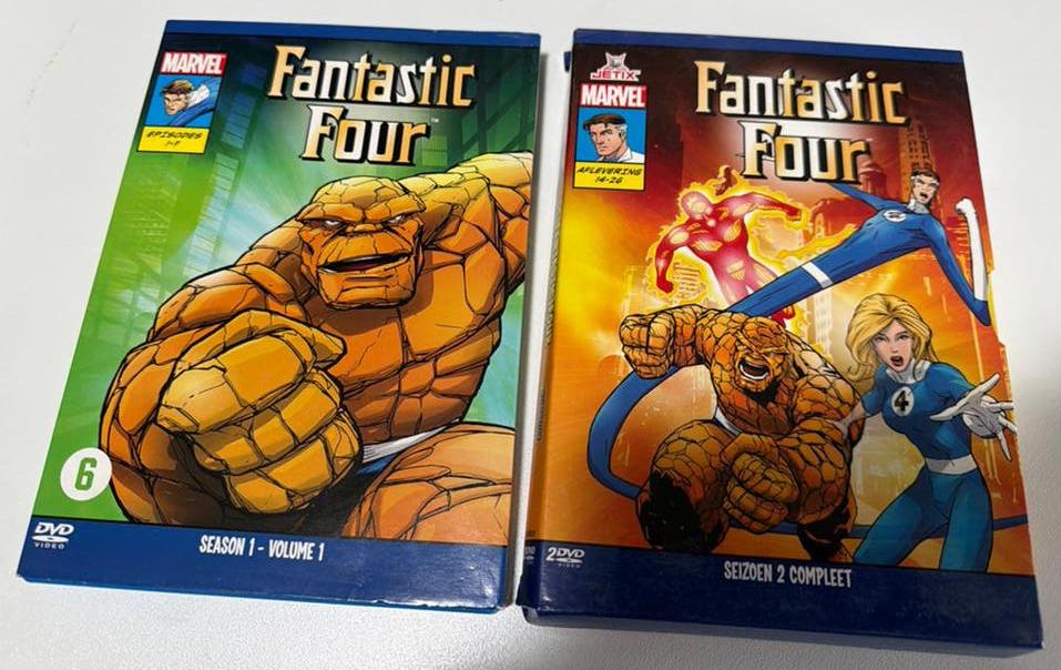 Fantastic Four DVD Boxset - Seizoen 1 & 2, Boeken, Strips | Comics, Ophalen of Verzenden, Zo goed als nieuw