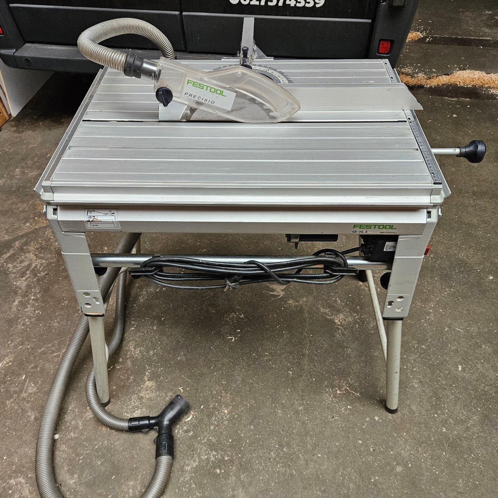Festool  Tafelcirkelzaag cs 70 EBG precisio, Gebruikt, Cirkelzaag, Ophalen of Verzenden, 30 tot 70 mm