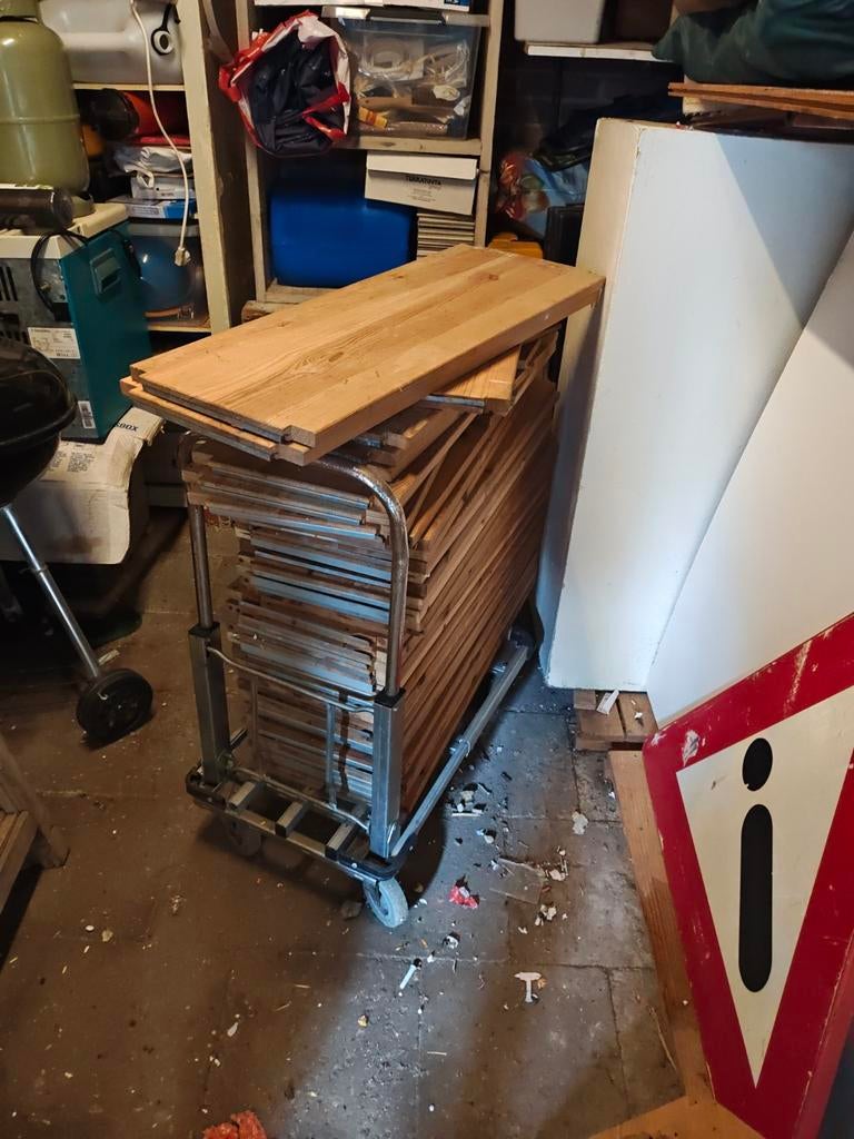 Partij ikea houten planken voor stelling, Doe-het-zelf en Verbouw, Hout en Planken, Ophalen, Minder dan 25 mm, Zo goed als nieuw