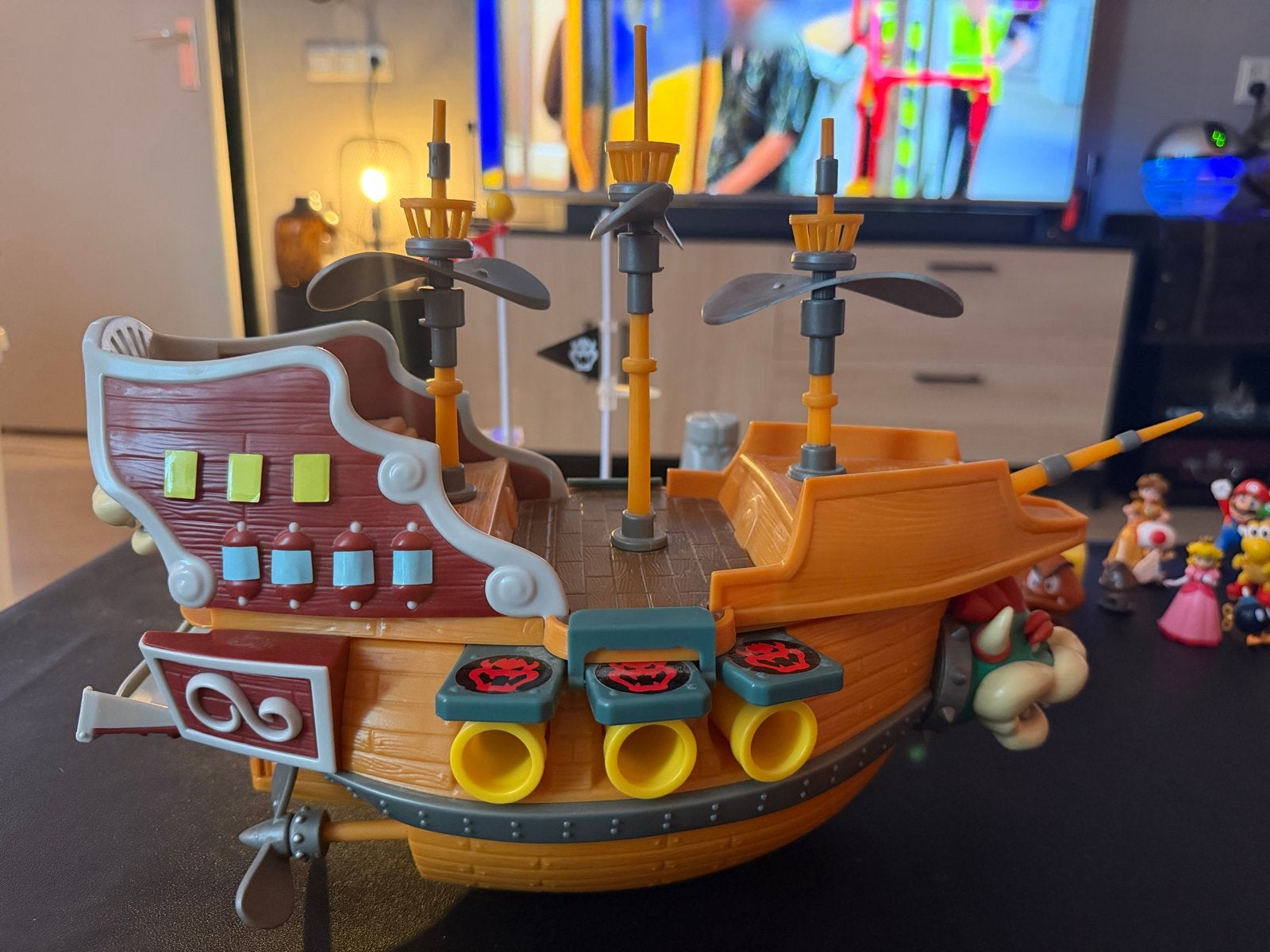 Bowser's Luchtschip Speelset - Super Mario, Ophalen of Verzenden, Zo goed als nieuw