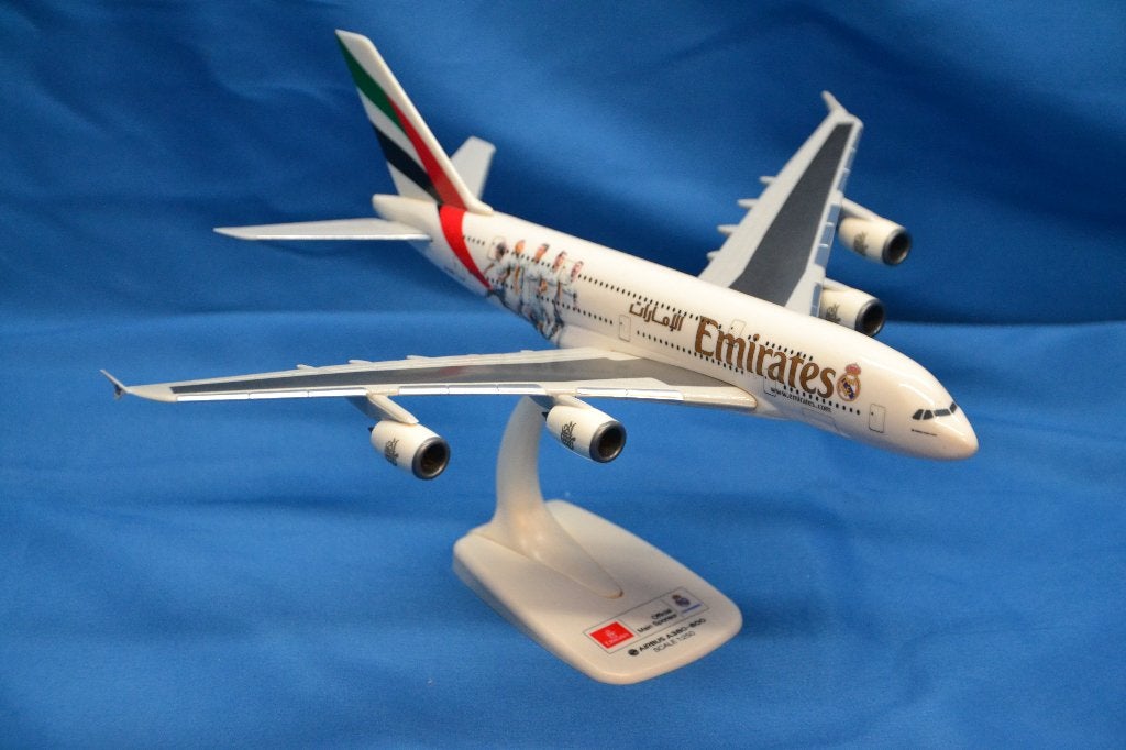 Airbus A380-800 Emirates Real Madrid (nieuw), Schaalmodel, ., Nieuw, Ophalen of Verzenden