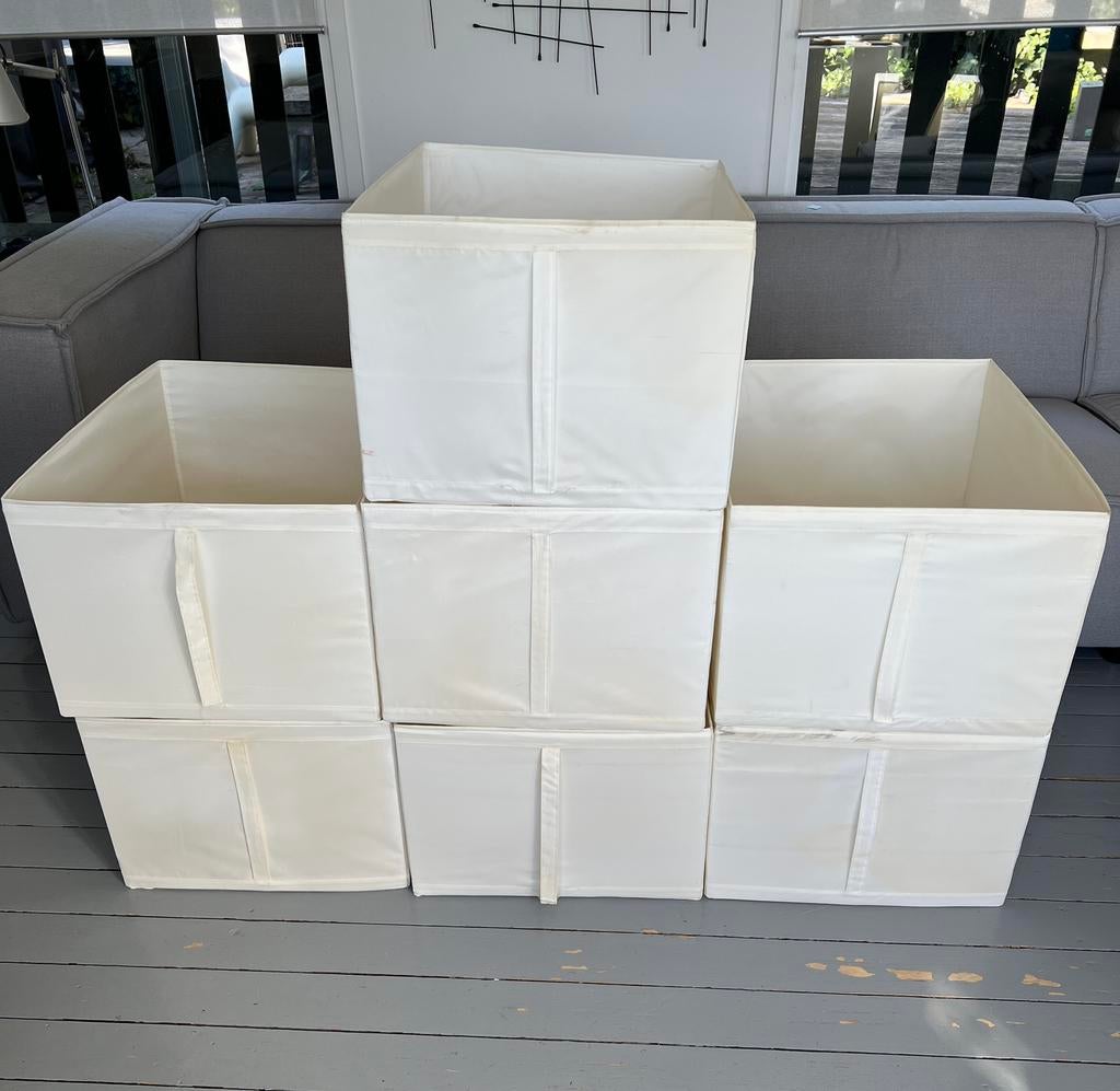7 IKEA SKUBB grote bakken Pax kast 55x44x32 - Uit productie!, Ophalen, Gebruikt, 50 tot 75 cm, 200 cm of meer