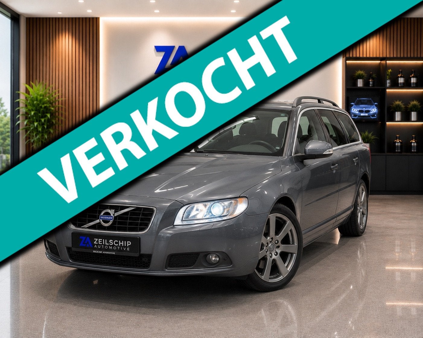 Volvo V70 1.6 D2 DRIVe Summum Xenon|Navi|Leer|Memory|Trekhaa, Voorwielaandrijving, Dealer onderhouden, 1512 kg, Gebruikt