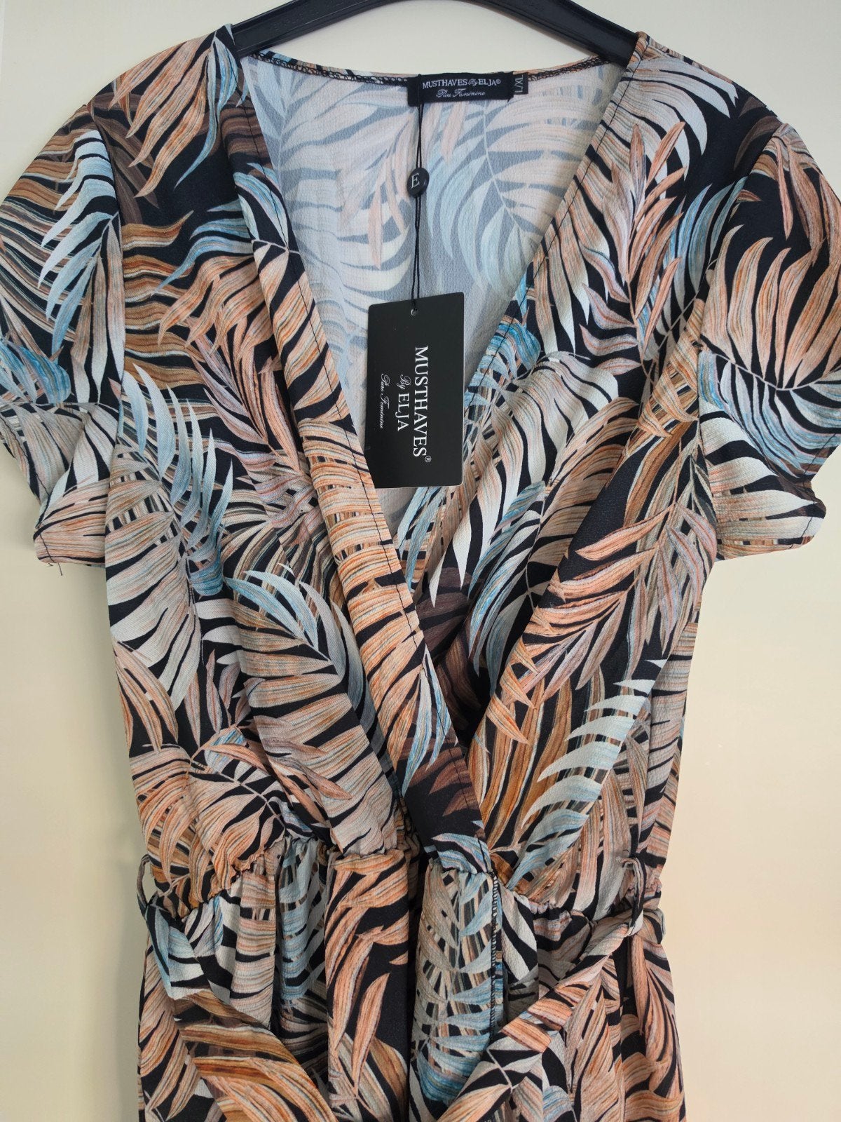 NIEUW Mooie Jurk van Musthaves by Elja Maat L/XL, Maat 42/44 (L), Musthaves by Elja, Nieuw, Onder de knie