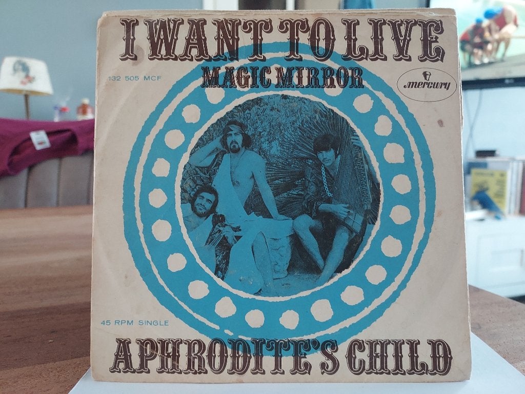 7" Single Aphrodite's Child - I Want To Live / Magic Mirror, Gebruikt, Verzenden, 7 inch, Pop