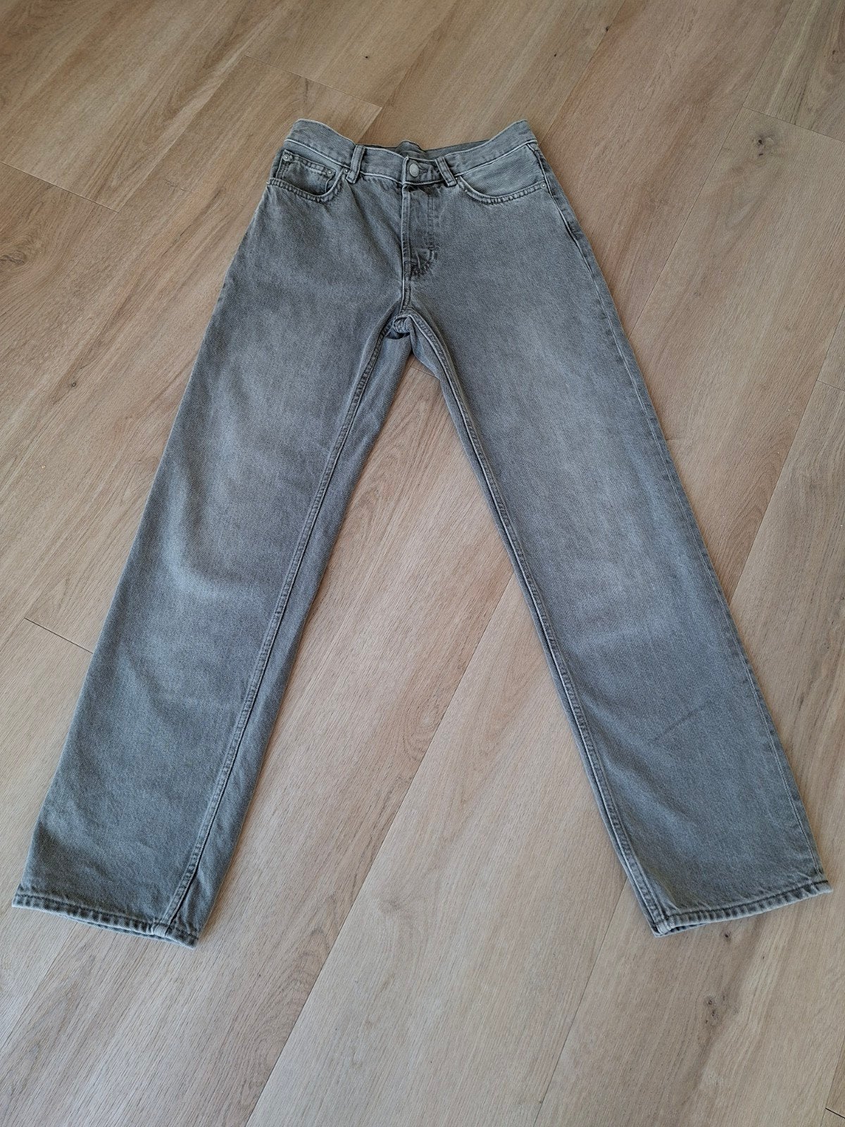 zara grijze jeans straight fit maat 36, W32 (confectie 46) of kleiner, Ophalen of Verzenden, Zo goed als nieuw, Zara Man