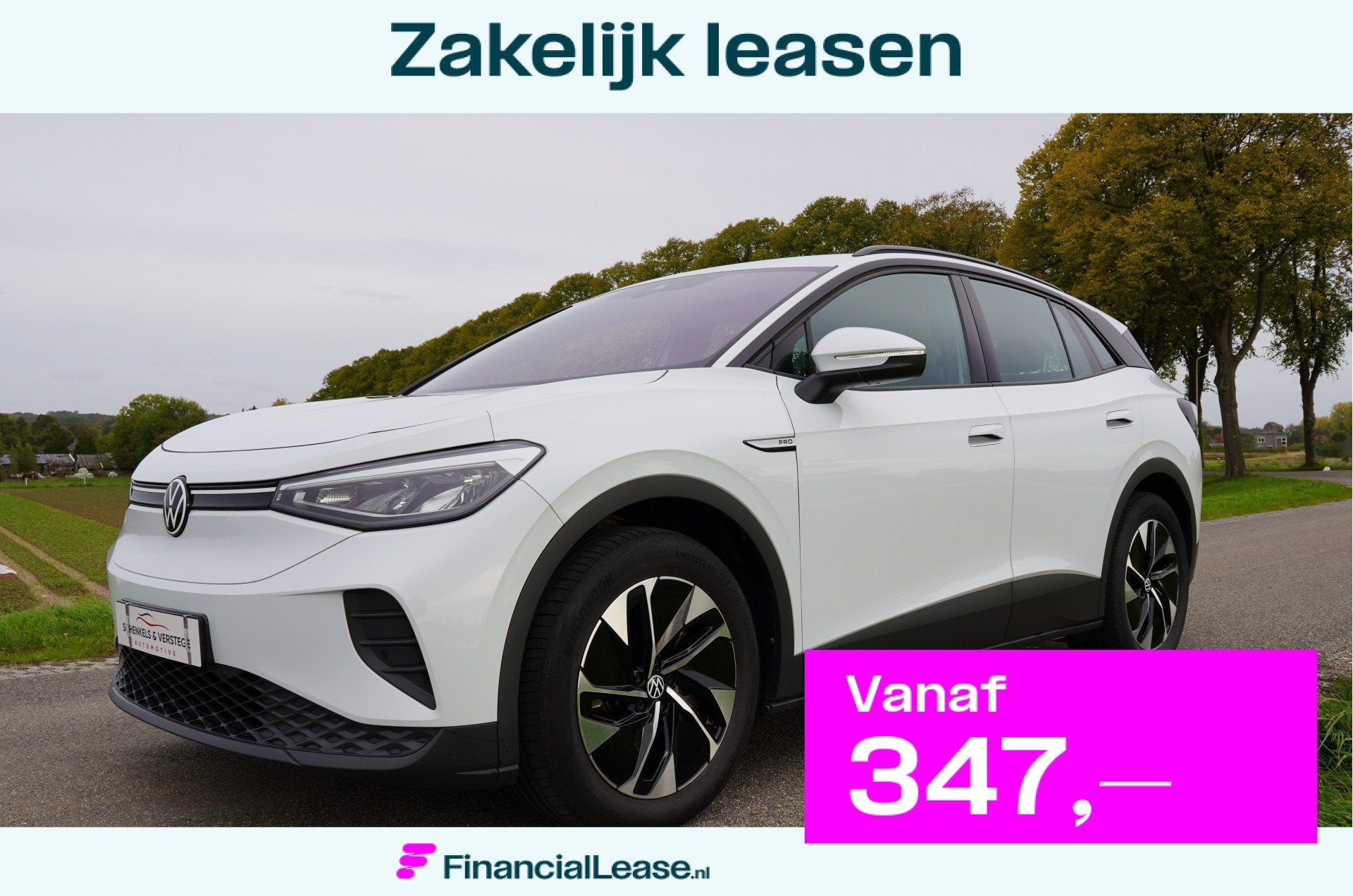 Volkswagen ID.4 Life 77 kWh / Trekhaak / Stoelverwarming, Automaat, Dealer onderhouden, Gebruikt, Zwart