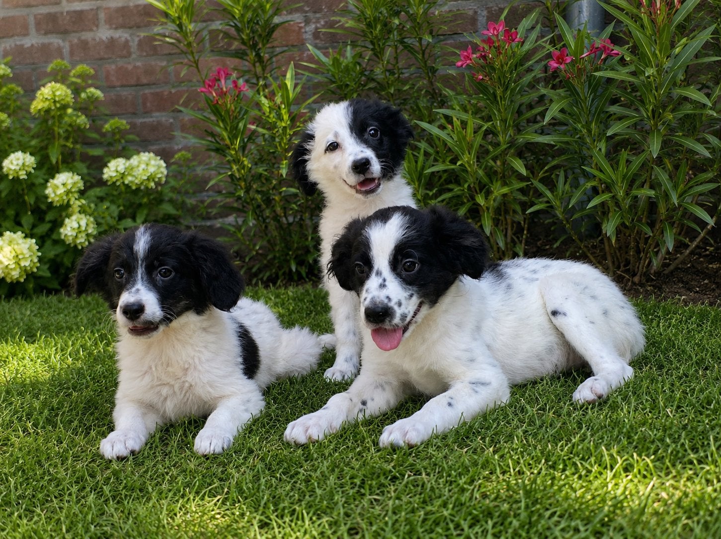 Vrolijke en speelse BORDER COLLIE x FRIESE STABIJ pups, Parvo, Nederland, 8 tot 15 weken, Meerdere