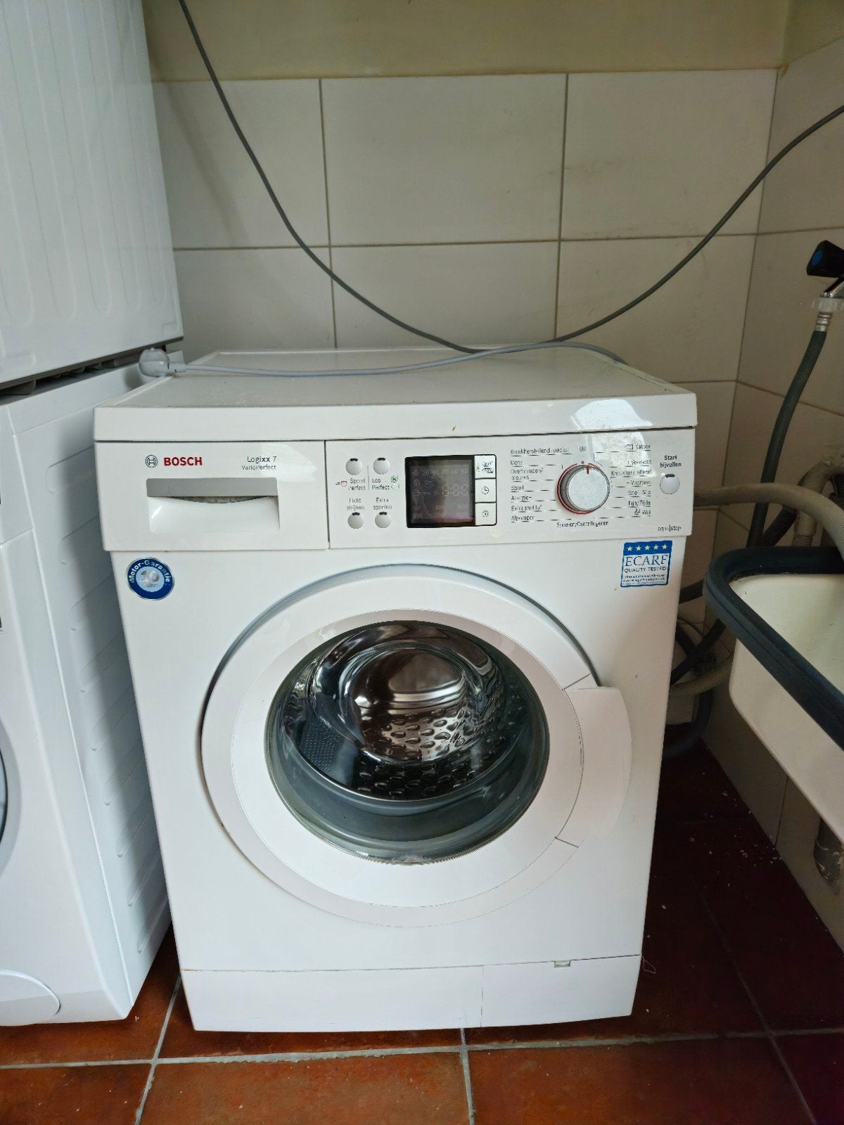 Bosch Logixx 7 wasmachine, Ophalen, 1200 tot 1600 toeren
