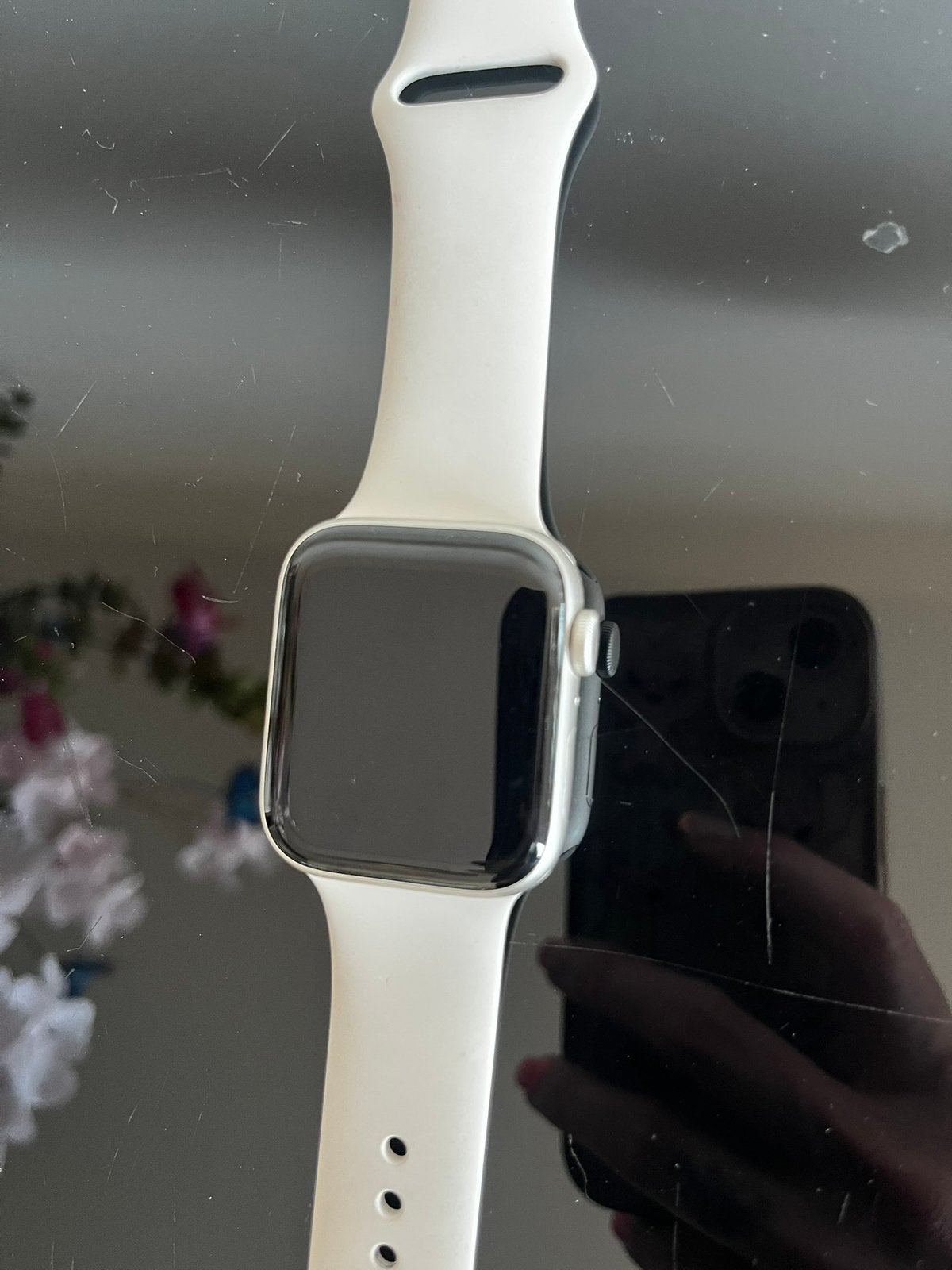 Apple watch SE 2e generatie 44cm, Ophalen, Zo goed als nieuw, Zwart, IOS