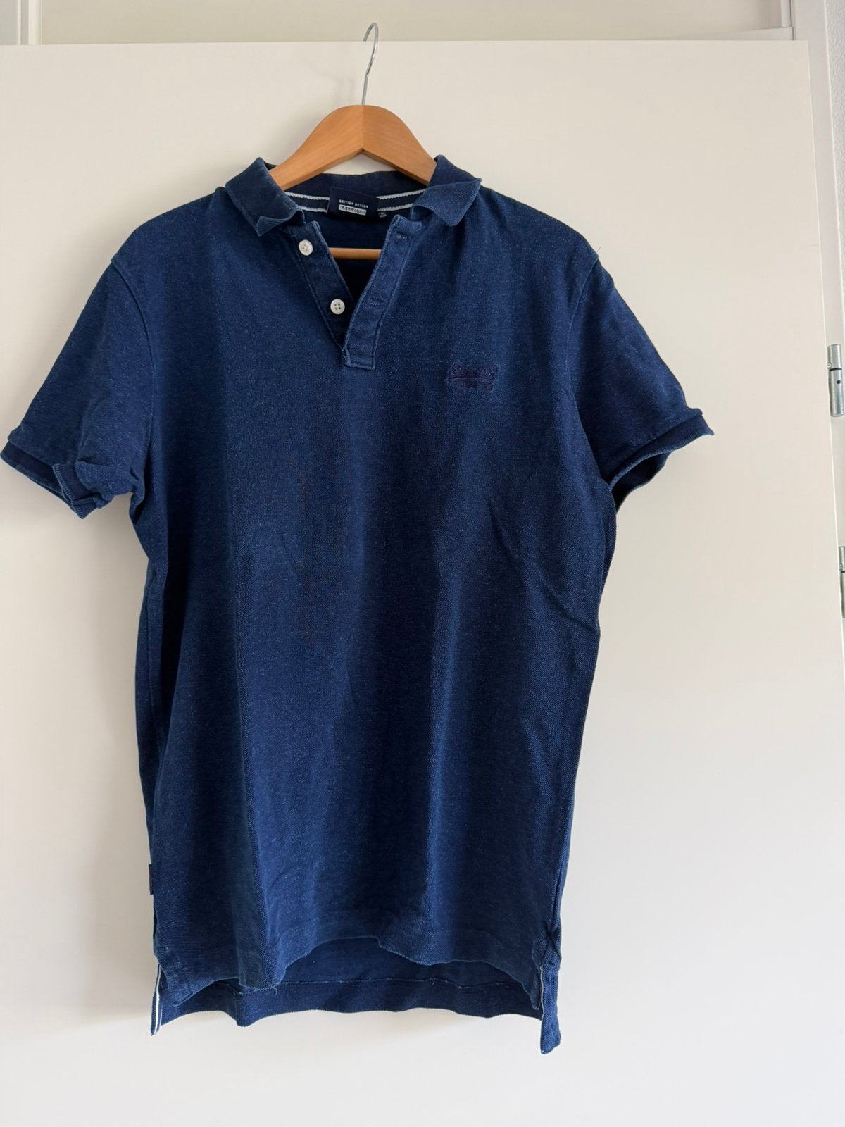 Superdry Polo Kleur Blauw Maat XL, Ophalen of Verzenden, Zo goed als nieuw, Maat 56/58 (XL), Blauw