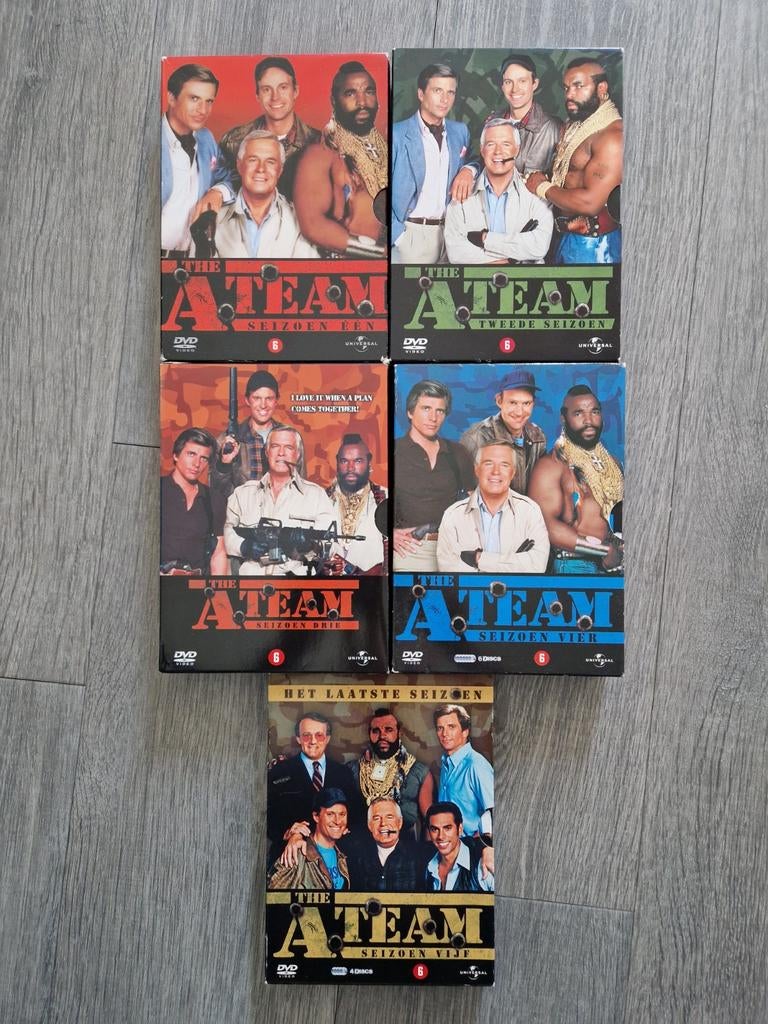 The A-Team - Complete Serie (Seizoen 1-5) DVD Boxset, Gebruikt, Boxset, Actiethriller, Ophalen of Verzenden