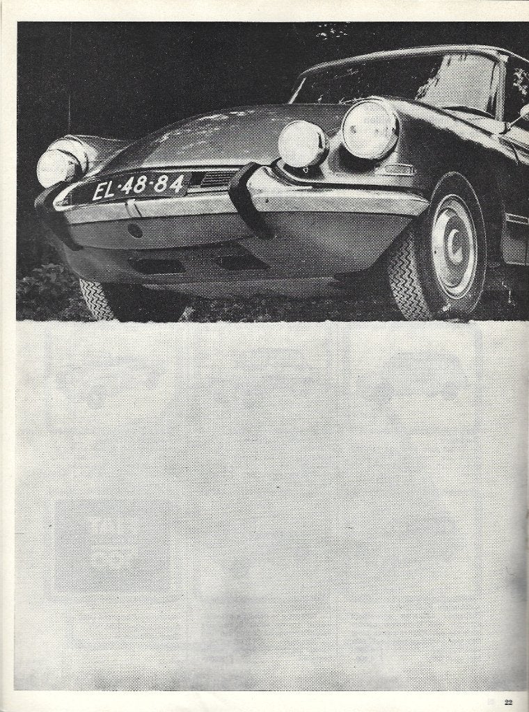 Autovisie test Citroen DS 21 Pallas 1965, Ophalen of Verzenden, Gelezen, Citroën