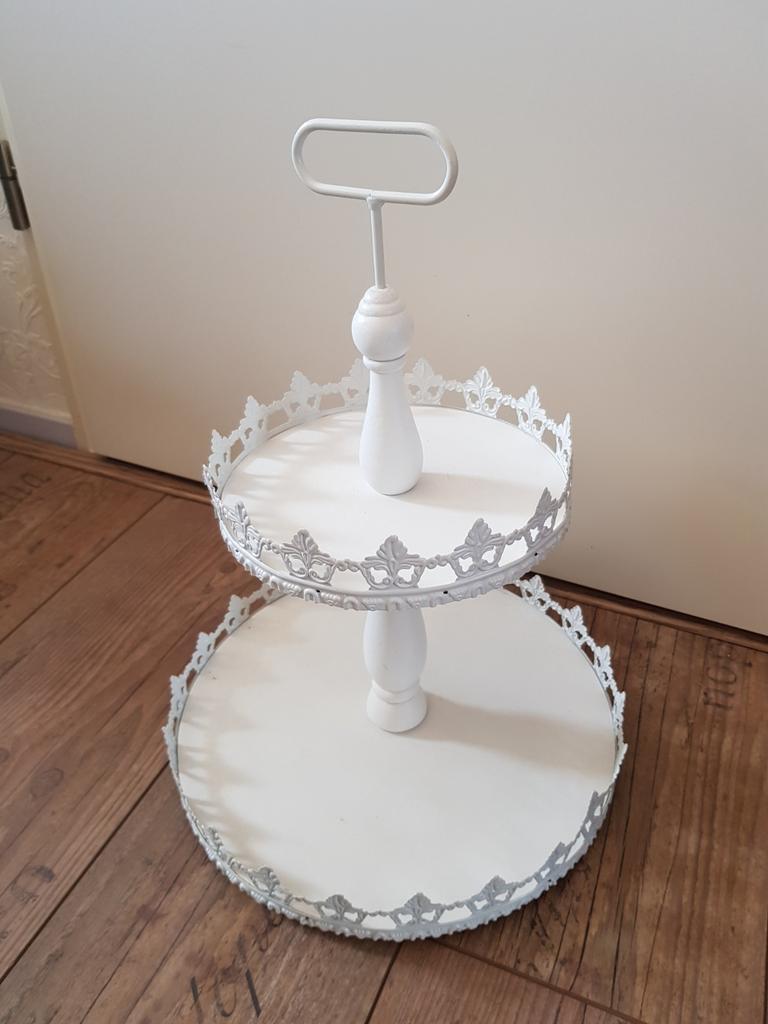 etagere wit rond NIEUW groot model, Huis en Inrichting, Woonaccessoires | Etagères, Ophalen, Nieuw
