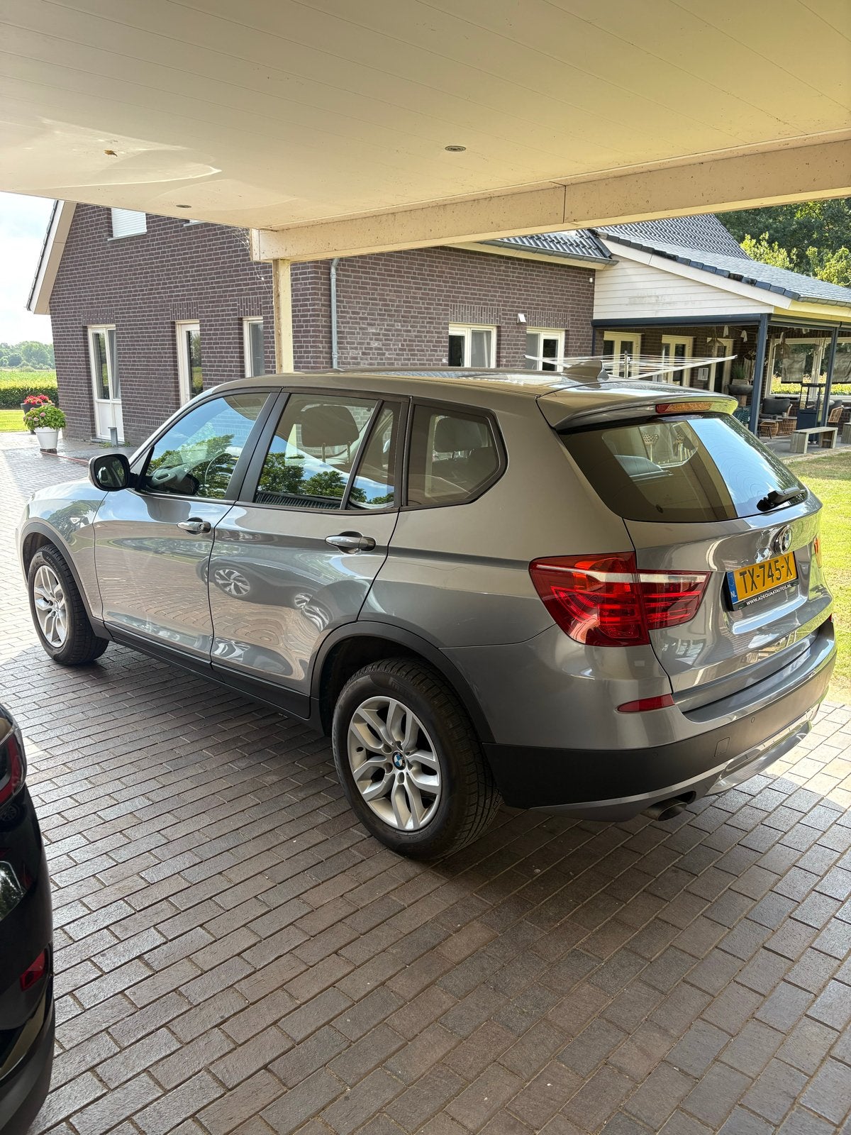 BMW X3 Xdrive 20d 184pk Aut. 2012 Grijs, Auto's, 1995 cc, 2000 kg, Blauw, Diesel