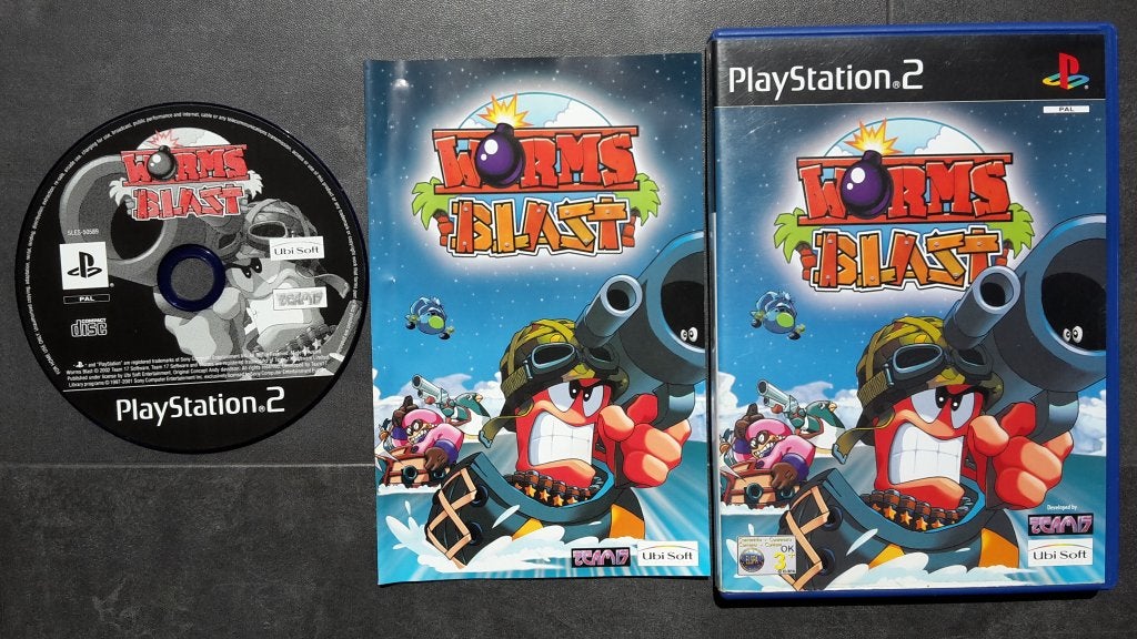 PS2 - Worms Blast - Actie Spel PlayStation 2, Avontuur en Actie, 1 speler, Ophalen of Verzenden, Zo goed als nieuw