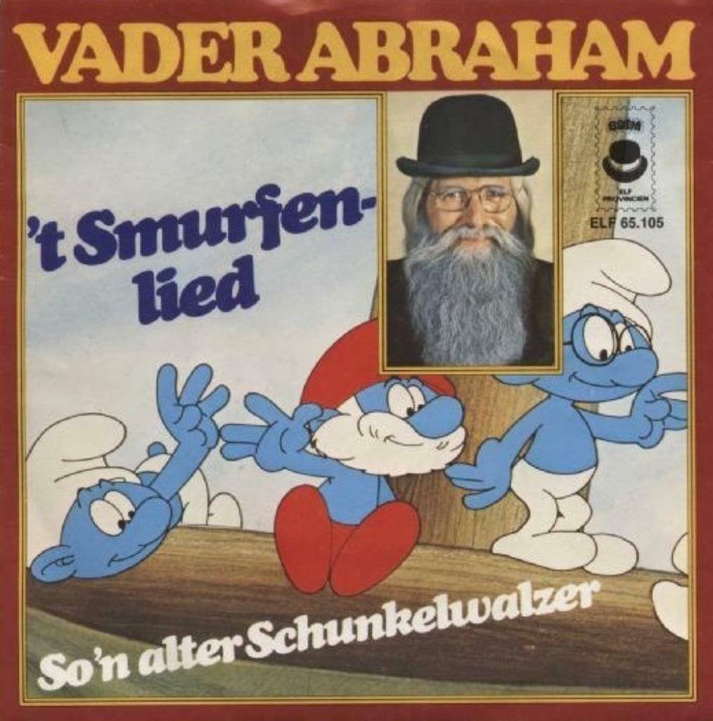 Vader Abraham-A-'t smurfenlied-B-So'n alter schunkelwalzer^^, 7 inch, Zo goed als nieuw, Pop, Fotohoes