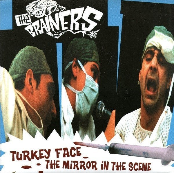 the brainers-the chubbies / same - garage/punk - klaphoesje, Gebruikt, Verzenden, 7 inch, Gatefold hoes