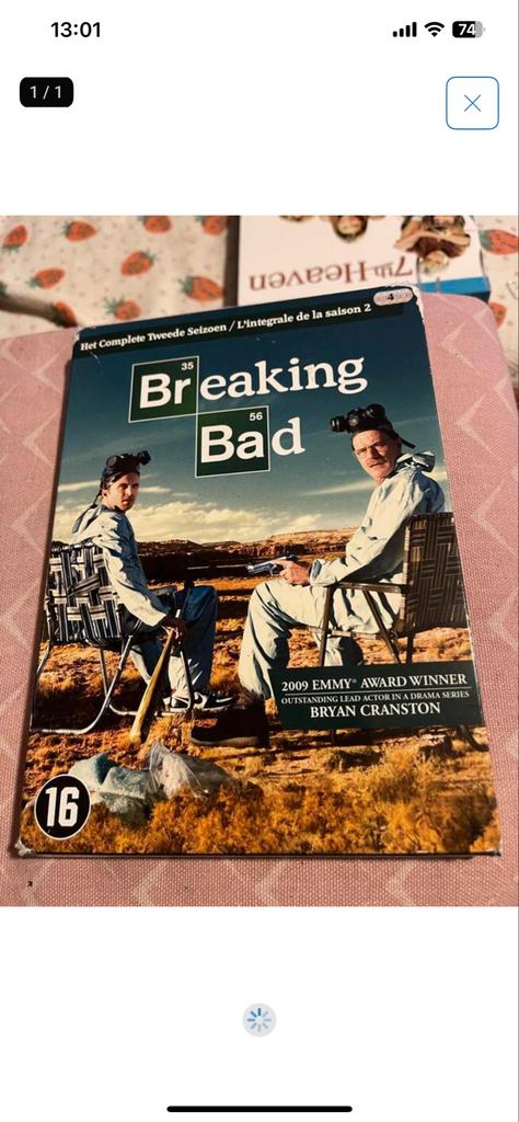 Breaking Bad - Het Complete Tweede Seizoen DVD, Gebruikt, Vanaf 16 jaar, Boxset, Drama