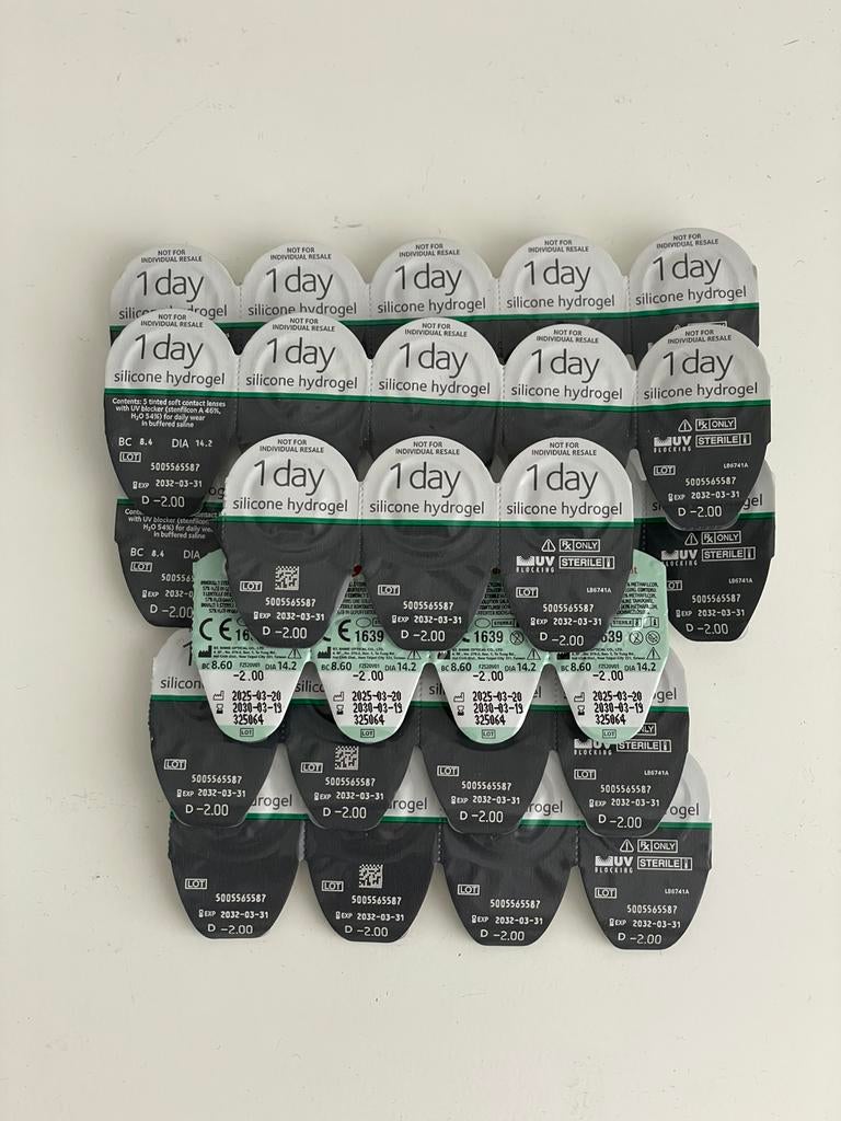 Contactlenzen | Daglenzen | -2.00, Ophalen of Verzenden, Nieuw