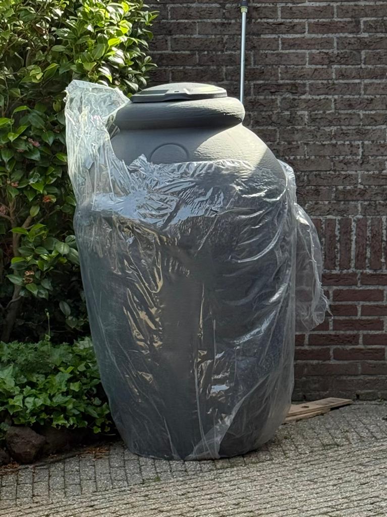 AQUA CAN regenton antraciet 360 liter NIEUW, Tuin en Terras, Regentonnen, 150 liter of meer, Ophalen, Nieuw, Kunststof