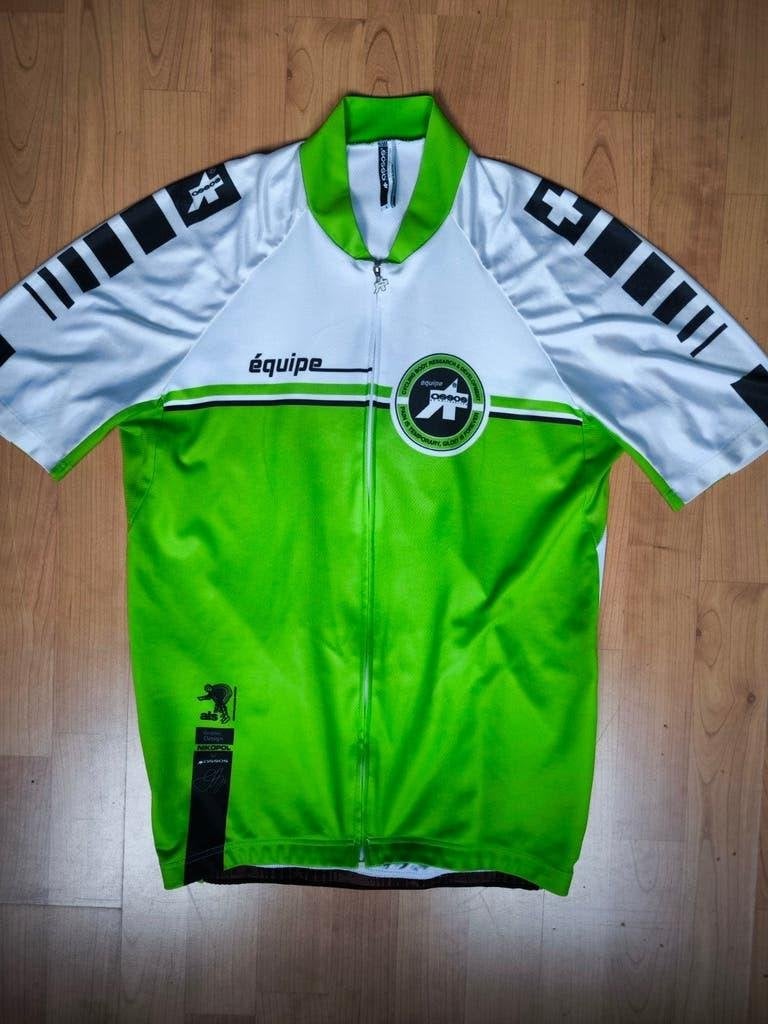 Te koop: Assos Equipe fietsshirt in maat L, Ophalen of Verzenden, Zo goed als nieuw, Kleding