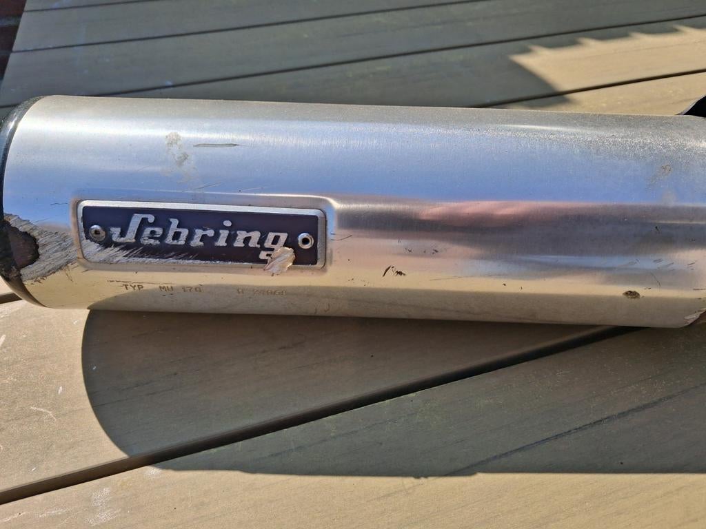 Sebring uitlaat 4 in 1 voor motorfiets, Ophalen, Gebruikt