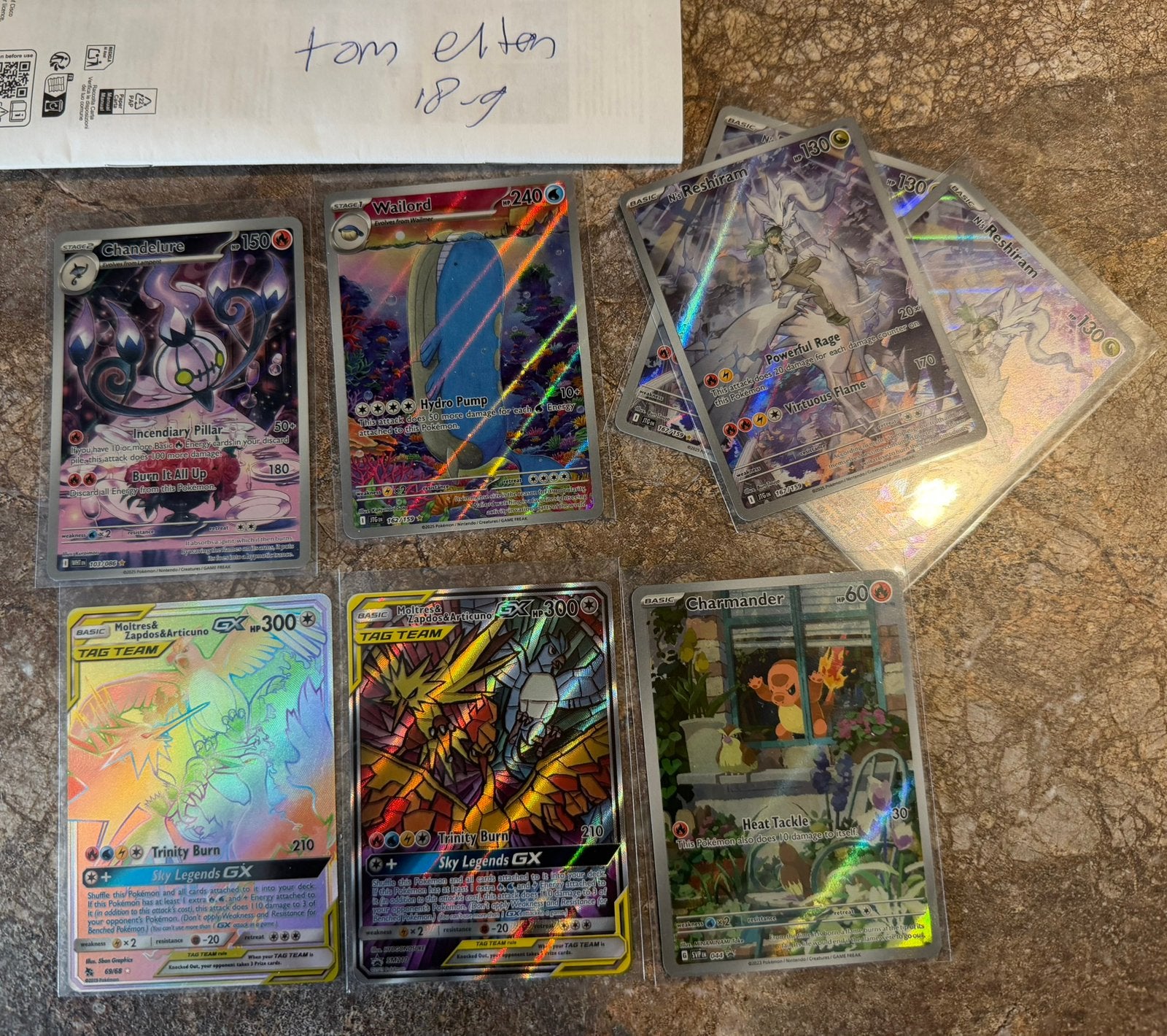 Pokemon kaarten. Zie beschrijving, Ophalen of Verzenden, Nieuw, Meerdere kaarten, Foil
