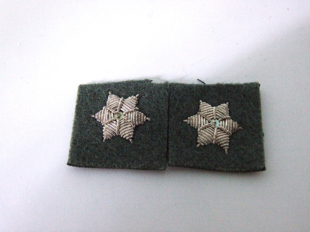 Koninklijke,Landmacht,KNIL,WWII,Officier,Sterren,Zilver, Verzenden, Landmacht, Nederland, Embleem of Badge