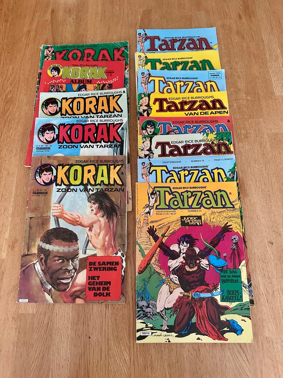 Grote collectie vintage stripboeken - diverse titels, Meerdere stripboeken, Ophalen of Verzenden, Gelezen