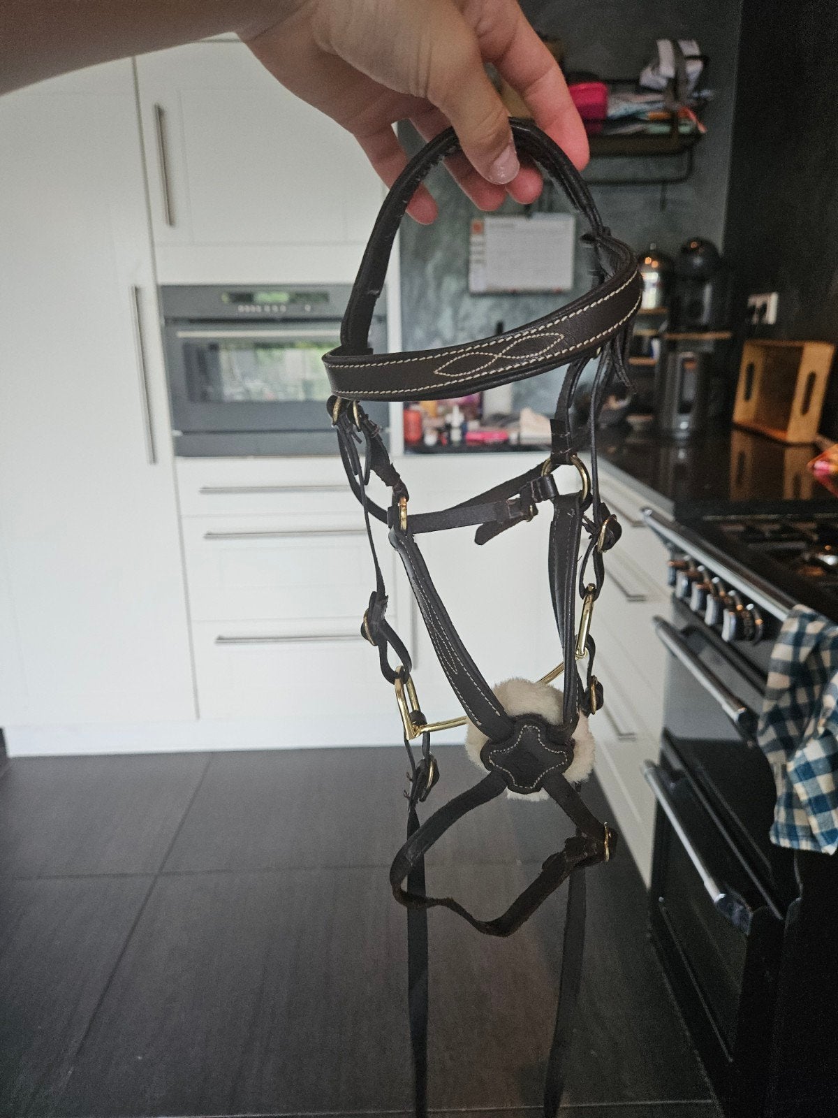mooi hobbyhorse hooftstel tekoop is in goede conditie., Ophalen of Verzenden, Gebruikt, Springen