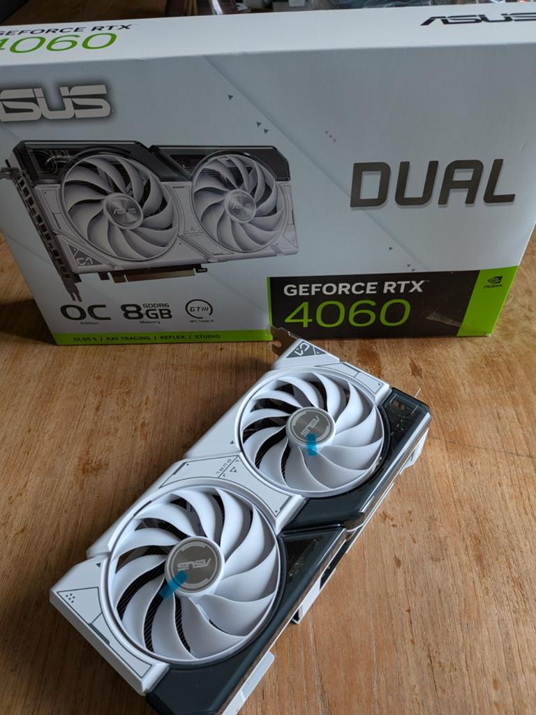 GeForce RTX 4060 - ASUS Dual OC, Computers en Software, Videokaarten, Ophalen, Gebruikt, GDDR6, PCI-Express 4